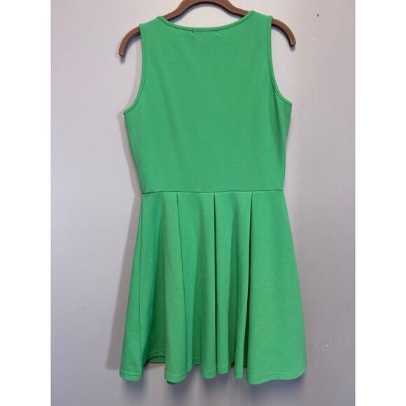 White Mark Fit and Flare-Large-Skater Dress- Mint Green - Picture 3 of 3